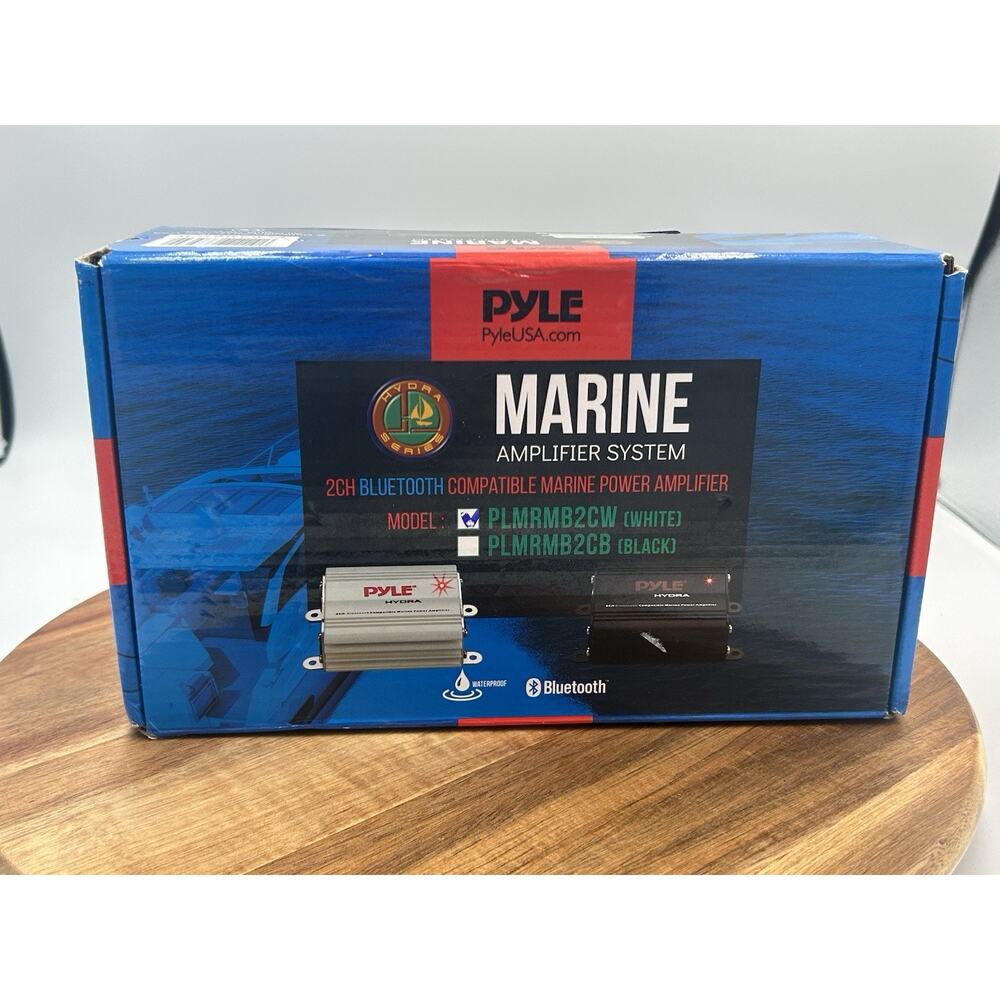 Pyle Hydra 2-Channel Bluetooth Marine Amplifier System PLMRMB2CW